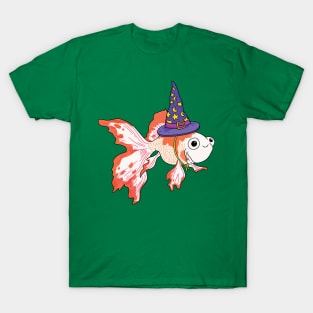 Cute Goldfish Wizard T-Shirt